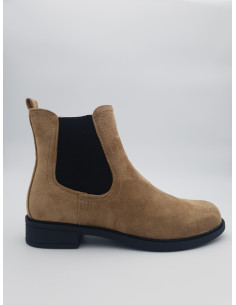 Bottines Kaki bi matière à... 2