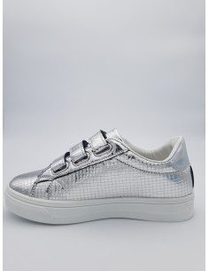 Sneakers Brillante à scratch 2