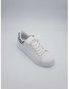 Baskets blanche à...