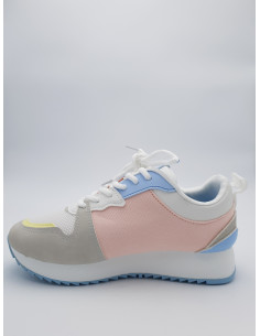 Baskets bleu et rose mix... 2