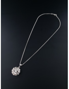 Collier en argent avec...