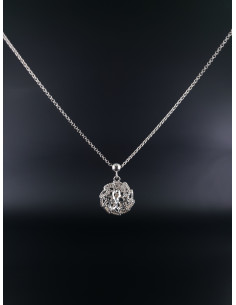 Collier en argent avec... 2