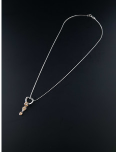 Collier en argent avec...