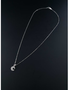 Collier argent et pendentif...