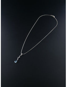 Collier argent à maille...