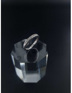 Bague en argent serti... 2