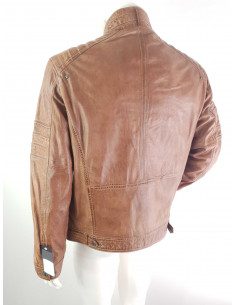 Veste en Cuir effet motard... 2