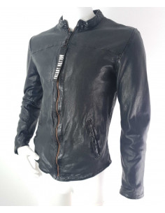 Veste en Cuir Noir Freaky... 2