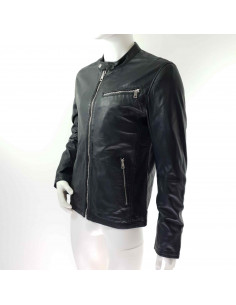 Veste en Cuir Noir Freaky... 2