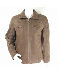 Veste en Cuir Donar Marron