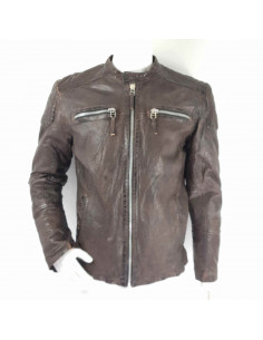 Veste en Cuir Freaky Nation...