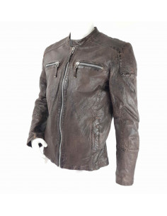 Veste en Cuir Freaky Nation... 2