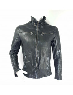 Veste en Cuir Noir Freaky... 2