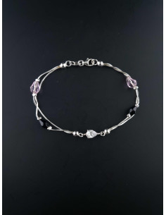 Bracelet en argent avec... 2