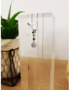 Collier argent et pendentif...