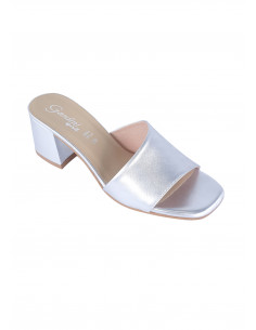 Mule Gardini Argentée à...