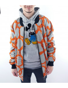 Bombers Unisexe rayée avec...