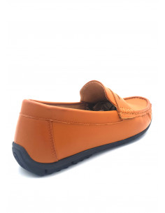 Mocassin homme cognac 2