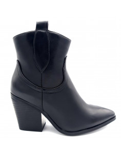 Bottines santiag basse noir