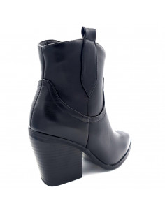 Bottines santiag basse noir 2