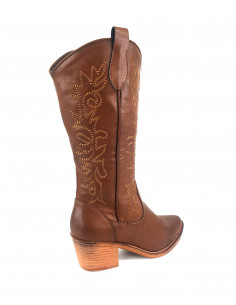 Bottes santiag marron à... 2