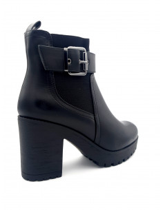 Bottines bi matière noir à... 2