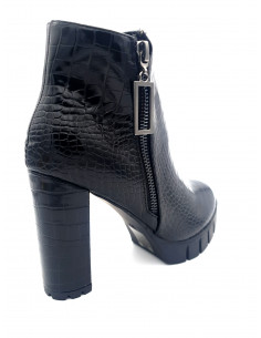 Bottines à talon haut Noir... 2