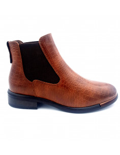 Bottines chelsea marron...