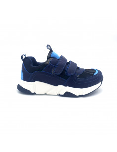 Basket bleu marine à scratch 2