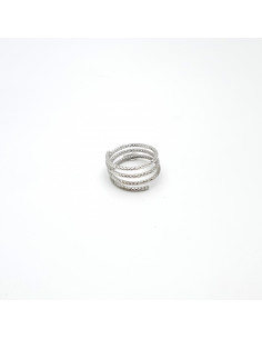 Bague en Argent Effet Diamant 2