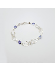 Bracelet en argent et...