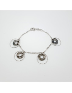 Bracelet en argent en...