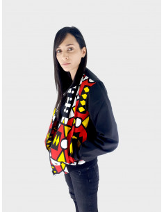 Bombers femme Rouge Noir et... 2